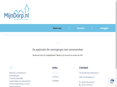 06 13 2026 24 53 62 93 9991 account all applicatie benieuwd contact ervar gemeent info@mijndorp.nl inlogg lat leefbar link maatschapp mak middelstum mijndorp mogelijk onderdendamsterweg ondersteunt organisaties organiser reserved right samenwerk tb veren