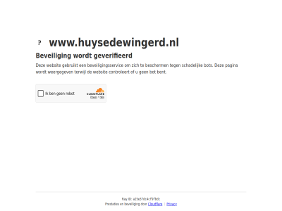 a25e37dc4cf9fbdc bent bescherm beveil beveiligingsservic bot cloudflar controleert even gebruikt geduld geverifieerd id pagina prestaties privacy ray schadelijk terwijl websit weergegev www.huysedewingerd.nl