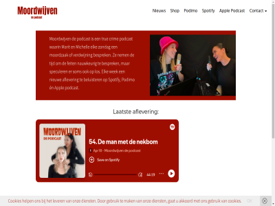 aflever akkoord appl beluister besprek by contact cookies crim dienst elk en feit follow gat gebruik help instagram laatst lever los mak marit michell moordwijv moordzak nauwkeur nem nieuw ok on onz podcast podimo powered shop som speculer spotify tijd true verdwijn waarin wek zondag