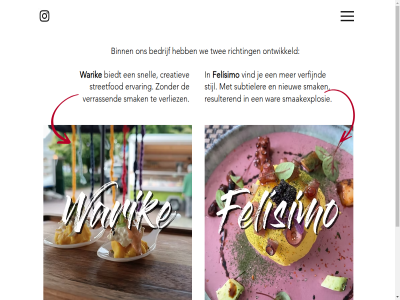 42036791 bedrijf biedt binn cater creatiev ervar felisimo foodtruck kvk nieuw onderdel ontwikkeld oosterbek peruaan resulter richting smaakexplosie smak snell stijl streetfod subtieler twee verfijnd verliez verrass vind war warik we