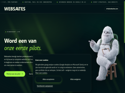 01 02 aanpass abonnement accepter advertenties ai analys analyse-cookies analytic ander beginn binnenkort bouw bouwt branding brengt clarity complet contact cookies doet draai een eerst elk erbij even fotograf gebruik gebruikt gedacht gerust gevond googl grag gratis hak hosting inbegrep info@websaites.com jij kan kiest kort lat liv m maakt maand mag mail mak makkelijk manier mee meedraai mens microsoft nem net ondernemer ongever onlin onz open partner pilot pilotklant plus preview professionel profiel punt rustig sam samenwerk seo sit specialist stan start starter strategie twee vanaf verbeter verkop vertelt vlak voorkeur vragenlijst we websaites websaites-websit websit weiger werk wet will word yaiti zes zie zien zodra zoek