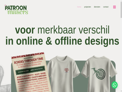 2026 42048764 all bedrijfsgegeven bekijk belangrijk benieuwd best breng btw communicatie contact copyright depatroonmaker depatroonmakers.nl design dienst doel erg ga gan gerust geword goed grafisch hom info@depatroonmakers.nl inhoud instagram jouw kennis kijk klant kvk lad lev merkbar nem nieuwst nl869471594b01 offlin onlin ontwerp onz opdrachtgever patroonmaker proces project sam start vaardig verschil vervull visie volg we wen wet wij