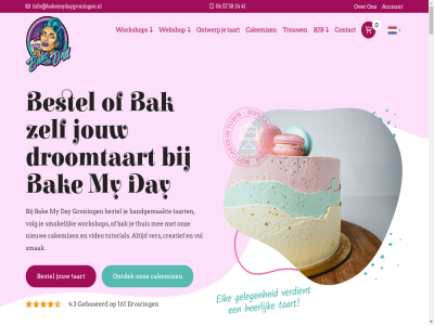 0 06 10 11 161 17 24 4.3 41 57 58 6 9712 aangekom aangesned aanmeld absolut account adres afgeleverd all allen ambacht antwoord assortiment b2b bak bakker bakkerij baksel bakt bakworkshop bankj bedien bedrijv bekijk belef benieuwd bereid best bestel besteld bestell bestelt bevel bezoek bijzonder blek blij boter bruidstaart bruiloft cak cakemix cappuccino chocolad collen complet compliment contact creatief creaties creatiev creativiteit creeer crèm cupcak cupcakes dacht dag dagelijk day de decoratie decorer di direct do drie droomtaart ebbingestrat eenvoud eerder ei eig elk erg ervar event favoriet feest feestelijk felicitaties gat gebak gebaseerd geget geleg gemaakt gemak geniet genoeg geslot gesteld geweld gewon ging glutenvrij god goed gracht groep groning hal handgemaakt handig hart heerlijk helemal hemel high hom horeca iederen info@bakemydaygroningen.nl inspiratie jij jouw juist jullie keurig keuz keuzes kies kiez klant klar klassieker kleurrijk kom kop kunt kwaliteit kwam lactosevrij lag lang laura lekker lekkernij ler les lever liefd locatie ludivic ma maatwerk mak mat medewerker mee meest meld mens menu mix mogelijk moment mooist muziek my naast nam natur nieuw nk notenvrij oh olivia onlin ontdek ontvang ontwerp ontzet onverget onz openingstijd opstapel opties organiser person plat plek populair prachtig precies prettig priv proev red reserver rok sam servic sfer simpelweg slag smaakt smak smakelijk special stad stap stapp stel sterv stond sweetbox taart taartenwinkel tafel tea terug thuis tijd tijden topper trouw tutorial uitziet unicum uniek uur vaakst vakmanschap vandag veelgesteld velvet ver verblek verdient vergelek verget verjaardag verjaardagstaart verstur vertell vervoer verzekerd verzorgd via video vier vind vol volded volg volgt volled voorbeeld vr vrag vriendelijk vull waarheid waarom wacht wanner war wauwfactor we webshop wel wens wer wij wilson wilt winkel wo workshop za zegg zeker zit zoal zoek zoekt zoet zon zorg