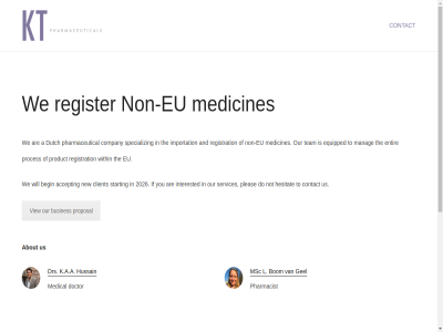 2026 3311be 42055930 60 a about accept all and are b.v begin bom busines chamber client commerc company contact content copyright do doctor dordrecht drs dutch entir equipped eu europ gel groenmarkt hesitat hussain if importation interested k.a.a kt l manag medical medicines msc new non non-eu not offic our pharmaceutical pharmacist pleas proces product proposal register registration reserved right services skip specializ starting team the to us view we will within you