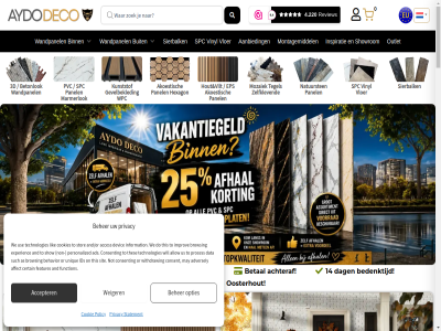 +31 0 00 060 09 10 14 15 17 18 2026 250.000 30 3d 4901bn 6050 85 a aanbied accepter acces account achteraf adres ads adversely affect afsprak akoestisch algemen allow and and/or as aydo badkamer bedenktijd behavior beher bekijk bent bestelstatus betaalmiddel betal betonlok binn brabant browsing buit certain cinewall consent contact cookie cookies copyright dag data deco devic dinsdag direct do donderdag eps europa experienc facebok faq features function ga garantie geschikt geslot gevelbekled handig hart hel hexagon hout ids improv info@aydodeco.nl information inhoud inspiratie instagram klantenservic kop kunststof lever levertijd lik link linkedin m maandag marmer marmerlok may media montagemiddel monter mozaiek nachtegaalstrat natuursten non noord not on onz oosterhout openingstijd opties optreden or outlet panel personalized pinterest policy privacy privacybeleid proces pvc retourner search show showrom sierbalk sit spc statement steenstrip stor such technologies tegel thes this to tv twitter unique us use veelgesteld vilt vinyl vloer voorrad voorwaard vrag vrijdag wandpanel we weiger welk welkom will withdraw woensdag woonkamer wpc youtub zaterdag zelfklev zondag