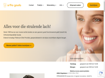 -13 -16 00 0182 08 1 12 16 1985 2026 2803 33200108 380 4 536 8 aandacht aangeslot aanmak aantal aanvull account acht activ afgestemd afsprak afwijk aldin aligner all ander apparatur autoriteit b.v behandel behandelingsconcept behandelmethod behandelt bekijk bericht beroep betal beugel beugelbehandel big bijhoud bijna binn cad cad-cam cam cod combineert comfortabel communicatie complex congress consult contact contactformulier contactgegeven content control cookieverklar daarom dds declarer del digital dinsdag direct doctorat domain donderdag doordat dref dur e e-mail e-mailadres echt eenvoud eig elit elk erkend ervar esthetisch even eventuel facebok factur factureringssystem functionel functioner gastspreker gebit gebitsproblem gebruik gediplomeerd geeft gegev gehel gekoppeld gekreg gekwalificeerd geopend geregistreerd gespecialiseerd gevall gezond gezondheidszorg goed gouda grag groeiend groeit grot ha hanter hebt help hoeft hoevel hoogopgeleid hoogstaand hor iederen individuel info info@orthodontiepraktijkgouda.nl infomedic informatie innovation inschrijv invisalign jij jou jouw juist kak kapetanovic kapetanović kiest kiez kinder knmt kom kost kun kunt kvk kwaliteit lach lastig les login maandag mail mailadres main mak marp medisch meestal menu menus miniscrew modern mooi morg msc nadat nam nederland nieuw nijmeg nota nvvo nza onderstaand onderwerp onderzoeker onz onzicht openingstijd opgesteld opnem organisatie orthdam orthodontie orthodontiepraktijk orthodontist over patient pauz per perfect person phd platinum praktijk precies privacy problem professional provider publicaties radboud receptie recht rechtstrek reden regelmat researcher resultat servic sind situaties skip snel soort specialist specifiek stages stand stevig stralend stur succes system tand tarief tariev technology telefonisch terecht tevred to tuss typ uitgebracht uniek universiteit vacatures vandag vastgesteld verbeter verder vergelijk vergoed verschill verwerkt verzeker verzekerd verzend vindt v