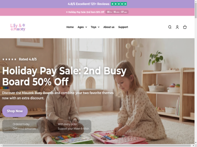 /5 0 05 121 16 2nd 4.8 50 56 a about ages an and board busy carefully cart combin compiled content customer delivered describ discount discover do e e-mail every excellent extra favorit for get holiday hom hr item know lily login macey mail mak make-a-wish mauzek min newsletter now off order ordered our pay product rated receiv review sal say search sec shop signup skip subscrib support the themes to today tomorrow toy two us vision welcom what when will wish with your