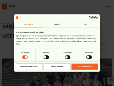 4 4net af akkoord all allen analyser arlanet conclusion cookies derd detail digital een experienc functionel gan gebruik geplaatst hiermee ide ieder klik leest maakt mak menu mogelijk nexwork omschrijv onderdel partner person s sam selectie spel statistiek stemt techniek toestan toestemm toestemmingsselectie verder vergelijk vernieuwd video voorkeur vrag waarvor websit welkom wij youtub