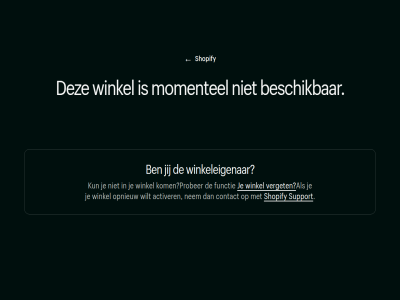 activer beschik contact functie jij kom kun momentel nem opnieuw prober shopify support verget wilt winkel winkeleigenar