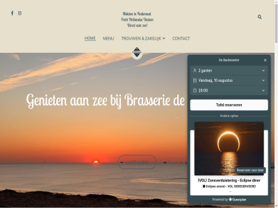 +31 0 00 00u 10 12 13 15 2026 21 2242 24 3 40 511 7 70 aangekled aantal aanvaard af akkoord algemen allermooist ander augustus avond badmeester beachbar belef beperkt bericht beschik bestell biedt bijzonder binn blik borrel brasserie ca comfortabel contact cookie dag diner direct duin e e-mail eclip eclipsebrill enkel enthousiasm erbij ernar eventueel feest gan gang gast gat gebruik gedeelt gegeven gehel geleg geniet geopend gerecht gereserveerd gezell gezelschapp grag grot haard hart heerlijk hel hieronder holland hom hond hondenstation hur icm ieder info@debadmeester.nl inmiddel jar keuk kijk klar koffie ler locatie los loungebank lunch mail mak mediterran menu mid mogelijk mooi nam nat national natur natuurverschijnsel nem ondertuss ontvang onz openingstijd park per pg plat plek prachtig relaxed reserver riem rout s sam seizoen serr server special spoedig stan stat stoel strandstoel tafel team telefon terras tijd tijden trouw trouwkapel uitsluit uitzicht uitzonder uniek veld ver verder verkrijg verplicht verzend vol volgeboekt volled voorlegg voorwaard vul wassenaarseslag wassenar water we wek wel welkom wer wij wil woensdag zakelijk zee zelf zitjes zomer zonsverduister zonverduister