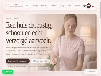 05 06 12 42032548 48 7 94 aanvoelt aanvrag beautysalon bekijk beschik bied clean contact contact@queenofclean.nl contactformulier dagelijk detailgericht dienst echt elk ensched ervar galerij geselecteerd help hom huis jar kantor klant klantlocaties klar kvk lev particulier prachtig premium prijz queen ruimt rustig schon schoonmaakbedrijf schoonmak snel vertrouwd verzekerd verzorgd volled vrouwelijk werk whatsapp woning zodat