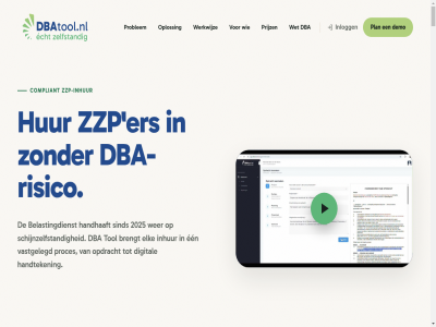 +31 02 1 2 2025 2026 3 4 43145226 5 6 7463 8 all app arbeidsrelatie backoffic bedrijf beher belastingdienst beoordel blijft brengt central complet compliant contact contractvorm dba dba-risico demo digital documentatie dossier een elk ers handhaaft handteken hr hur info@dbatool.nl inhur inlogg juridisch kies kryptonstrat maatwerk ondersteunt onderteken opdracht opdrachtgever oploss pa pagina plan prijz pro problem proces recht rijss risico rol schijnzelfstand sind templatebeher tol vastgelegd veelgesteld voorbehoud vrag wer werkgeversgezag werkwijz wet workflow workflowtol zzp zzp-inhur