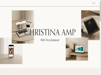 amp christina development menu open web