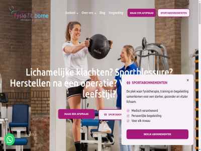 aanbod aangeslot abonnement adres afsprak afvall agnes allen babet begeleid bekijk belangrijk beweg bied blessur blog born content daarnaast daarvan dienst echografie elk ervar fit fysio fysiotherapie fysiotherapiepraktijk geblesseerd geraakt gespecialiseerd gezonder goed grag handtherapie help herstel herstell heup hulp ing jacomin jarenlang juist kjeld klacht knie last leefstijl leefstijlcoach lev licham lisan lukt mak manuel marit martijn medisch mmprojects.nl nek niveau ondersteun onz operatie person plek programma realisatie richt rug samenkom schouder skip sophie speciaal specialist sport sportabonnement sportblessur sportfysiotherapie sterker therapie tijden to training verantwoord verbeter vergoed vind vitaler war we websit wer wes wesselien wij