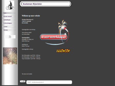 -17 -18 -4315995 00 053 07 09 17 21 28 29 30 31 45 7545cd december do ensched hom koeleman maandag maesstrat nicolas onz openingstijd rijwiel t/m uur verkop voorverkop vrij vrijdag websit welkom winkel wo zaterdag zien