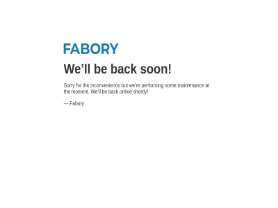 back be fabory ll maintenanc sit son we