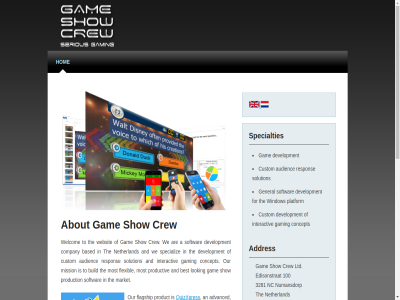 +31 0 100 17256966 2009 2026 24373544 3281 42088902 6 about addres all audienc busines can coc concept copyright crew custom development e e-mail edisonstrat examples for gam gaming general hom how info@gameshowcrew.com information interactiv ltd mail mor nc netherland nl8199.38.610.b01 numansdorp on or our platform quizxpres reserved respon right show softwar solution specialties tel the use vat visit window www.quizxpress.com you your