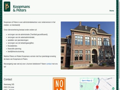 0252 2161 345 755820 administratie administratiekantor basis bedrijfsherstructurer belastingaangift bestat beteken ca contact dienstverlen ervar financiel fiscaaladvies gecertificeerd heereweg hom info@koopmanspeters.nl jaarreken jarenlang kleinbedrijf koopman lis martin mid nem nieuwsgier nl ondernemer onz opstell peter planning privacyverklar robert salarisadministratie twinfield verzorg vorm wij