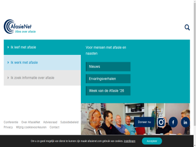 25 accepter adviesrad afasie afasienet afasienet.com conferentie contact cookies cookievoorkeur dienst doner ervaringsverhal facebok gebruik goed informatie instagram instell lef link linkedin maakt mens mogelijk naast nieuw nieuwsbrief privacy subsidiebeleid wek werk wijzig zoek