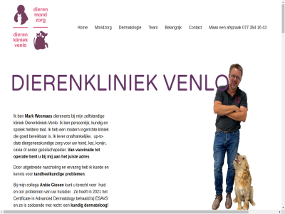 +1 -12 -15 -18 -19 -354 -3541643 00 077 13 16 2021 2024 24/7 30 43 54 5912 6 8 aangegev aankop adem adres advanced advies afsprak afwez all allergieen ander ankie anti apart apparatur assortiment bedoeld behaald behandel behandeltafel belangrijk bell bent bereik beschik beter bewak biedt bloed braind breng buit bx canin cat cavia certificat chirurgisch collega communicatie contact controler daarnaast dap dat dental dermatolog dermatologie dermatology dieetvoed dienstdoend dienstregel dier dierenart dierenkliniek dierenkliniek-venlo diergeneeskund digital dinsdag donderdag doorverwijz duidelijk eenhoorn eerlijk en ervar esav eten evenal eventueel extern friendly fris gasanesthesie gebit gebitsbehandel gebitsverzorgingsproduct gedan gemak genez genoeg gezelschapsdier gezondheidsvoed gies giess goed grag grootst hand helder help hendrikxstrat herstel hoger hom hond hoogt houdt hpm huid huidziektes huisdier inclusief indien info@dierenkliniek-venlo.com ingepland ingericht ingrep jeuk juist kaalheid kat kattenmand kennis kessel keuz klant kliniek konijn kund kundig kunt laboratoria laboratorium last lat les lever lin maandag mak manier mark mas medicijn meijel modern mogelijk mondzorg monster n nagel narcos naschol natur nauwkeur nem on on-lin onafhank onderzoek ontlastingsonderzoek ontvlo ontworm onz oor oorontstek openingstijd operatie operatiekamer operer opinion opnam opnamemog opstur oren overleg pel person pijn plat plek praktijk preventief prijz problem product receptie recht regelmat regio reken reserved riant right rontgenapparatur rontgenfoto rontgenonderzoek royal ruim s second shampos sneller spaaractie specific spel spoedgevall spreekkamer sprek stan tal tandheelkund tariev team tek tel terecht tijd tijden tijdig tijdstipp to treff uitgebreid uitsluit uitvoer up up-to up-to-dat urin vaccinatie vacht veilig venlo venlo-zuid verander verder verhoogd verstel vervanger verwez verzorgingsproduct vind voel voer volgend vookom vrijdag waarin wachtruimt we weegschal