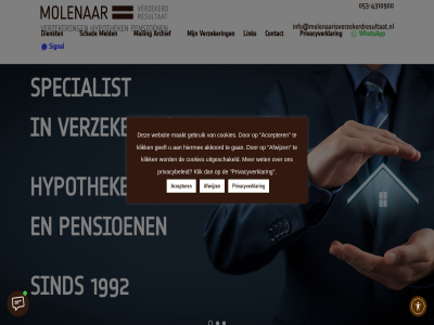 -4310900 053 1992 accepter afwijz akkoord archief contact cookies dienst gan gebruik geeft hiermee hypothek info@molenaarisverzekerdresultaat.nl klik link maakt mailing meld molenar pensioen privacybeleid privacyverklar schad signal sind specialist uitgeschakeld verzeker we websit wet whatsapp wij zegg