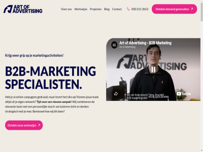 +276 01 02 03 04 050 2026 211 25 250kva 3612 aandacht aanpak aantal aantrekt aanvrag actief ads advertentieklikgedrag advertis ai ai-technologieen algemen all allen analys art b2b b2b-aanpak b2b-bedrijven b2b-marketing b2b-marketingspecialisten b2b-marketingstrategie b2b-marketingtools b2b-succesverhalen basis bedrijf bedrijv begint behoud beinvloed bekijk benader benieuwd bent bepal bereikt beschik best bestaand bied binn blijv blog bouw bovenan breng campagnes captur combinatie combiner compact contact content continu conversieoptimalisatie cookieverklar customer dankzij dat dbt dbt-energie de decision decision-maker demand demant denk dienst direct draaid duidelijk echt efficient eig en energie energiegebruiker enig explosief flink focus follow follow-up forklift gan gebied gedraaid gedrag gedrev gedur gemaakt generation gericht gestructureerd gold googl grip groei groning grootzak h hel helder help herkenn hotel icp ideal identificer implementatie info@artofadvertising.nl ingericht instell integrer intelligenc interacties interes intern inzicht jar journey jouw juist kennis kennismakingsgesprek kiez klant klantcases klantprofiel klar koffie kom kop kort kost krijg lead leadinfo les lever leverancier levert liet linkedin linkedin-interacties logistiek luister mak maker market marketingactiviteit marketingspecialist marketingstrategie marketingtol markt marktpositie mat mee mens menu method mitsubishi moment naadloz nauwelijk nem netwerk nieuw nieuwst nik omschrijv omvat onlin ontdek ontving onz opbouwt oploss optimal orienter partner past per person positie potentiel precies privacyverklar product productaanvrag project propositie prospect real real-tim relevant reserved resultat retarget richt right sal sales salesmanager salesteam samenwerk seo signal sintelligenc slimm softwar sommig specialist stap stapp stat sted steg sterk stijging stimuler strategie strategisch structurel succesverhal succesvoll system target team technologieen tegelijkertijd tegenkom tijd