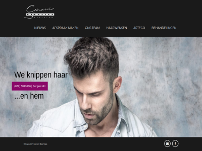 072 5813686 afsprak artego beentjes beentjeskapsalon behandel berg gerard haarwens homepag kapsalon knipp mak nh nieuw team we wij