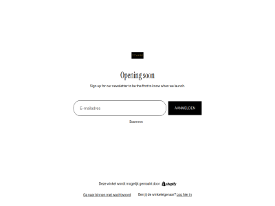 aanmeld be binn e e-mail first for ga gemaakt jij know launch log mail mogelijk newsletter open our sign son soonnnn the to up wachtwoord we when winkel winkeleigenar zevaro