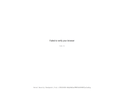-6 1785154266 21 b8y9udeuaymmky8z6vhr6etpxizaevg browser checkpoint cod failed fra1 security to vercel verify your