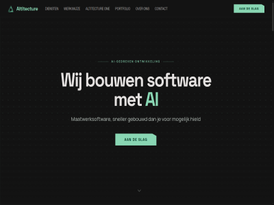 2 2026 ai ai-gedrev all altitectur bouw contact dienst expand gebouwd gedrev hield maatwerksoftwar mogelijk mor one ontwikkel portfolio recht slag sneller softwar softwareontwikkel voorbehoud werkwijz wij