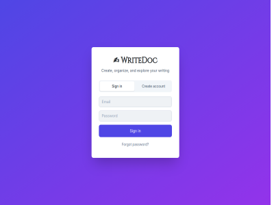 account and creat explor forgot lumenspher organiz password sign writedoc writing your