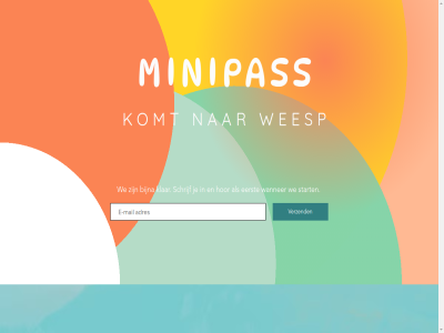 bijna eerst hor klar komt minipas minipass.nl schrijf start verzend wanner we weesp