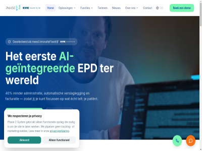 +31 1217 2 2026 22 250 37 40 42114051 51 85 admin administratie ai ai-geintegreerd akkoord all allen apparat audit automatisch bedrijf begrijpt behandelverslag bekijk beschik boek bv cloud cloud-gebaseerd complet contact context demo desktop dossier echt eerst eh elk epd facturatie focuss fout functies functionel geautomatiseerd gebaseerd gebruikt gegeven geintegreerd geselecteerd gratis gravelandseweg handmat hello@phase2system.com hilversum hom incomplet info innovatief invoer jij kunt kvk lat les login luistert marketingcookies mee meest minder naadlos nieuw nodig onderdel ontbrek onz oploss opslag patient phas pilot plaats privacy privacyverklar professionel recht respecter s schrijft schrijv signaler sit smartphon softwar stres system tablet tariev telt ter tracking vecozo verslag verslaglegg via video volled voorbehoud we wereld werk werkt zichzelf zodat