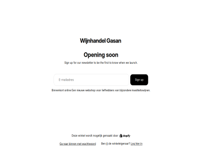 be binn e e-mail first for ga gasan gemaakt jij know launch log mail mogelijk newsletter open our sign son the to up wachtwoord we when wijnhandel winkel winkeleigenar
