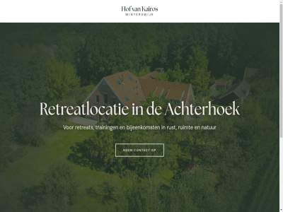 achterhoek algemen bijeenkomst contact contactinformatie ga hof inhoud kairos natur nem retreat retreatlocatie routebeschrijv ruimt rust training voorwaard welkom@hofvankairos.nl winterswijk