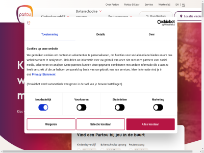 0 1 1.3 11 13 17.00 2 2026 3 4 4.7 5 50 6 6.7 7 70 8 8.30 800 aandacht aanpak achter activiteit activiteitenprogramma advertenties adverter afbeeld afwissel alexander algemen all allen analys analyser antwoord app artikel automatisch avontur ban basis basisschol begon bekijk belef belev belevingswereld beoordel bereid betekent betrok beweg bied bijgedrag bijzonder blog bouwsten browserinstell bso bso-tijd buit buitenschol buurt chat combiner communicatie contact content cookiebot cookies creatief creatiev daarbij daarom dag de deelt del detail dichtbij digital ding direct druk echt een eeuw eig elk en ervar essentieel fijn flexibel fun functies fundament gam gan gebaseerd gebruik geeft gegeven gelijk gemiddeld genoeg gevoel gezin giebel goed groei grot groter group halv handig hel helemal herk herroepingsrecht hieran ide ieder iederen illustratie informatie ingan international jaarverslag jar jij jou jouw jubileum juist juni k kans kennismak kies kiest kind kinder kinderdagverblijf kinderopvang kinderopvangtoeslag klantenservic klar kom komt kos kost krachtig kruiwag land langer lat legg lekker ler les leuk leuker liefst liv locatie locaties lokal maakt maatschapp mabell mag mak market mat matthijs medewerker media mediamaster medoria meedenk mens mis moeder moet mog moment morg muziek naast natur nem net nieuw nl nog noodzak offlin omgev ondersteund onderzoek ontdek ontdekt ontmoet ontspann ontwikkel onz oploss opvang organisatie ouder ouder-app partner partou partou-app past pedagogiek pedagogisch person personaliser peuteropvang plek plezier praktisch primeur privacy professional professionel recht regel rekentol rod roep rondleid rondom ruim ruimt s sam schep scherm schol schooldag schrijf selectie servic services sit skip snel social speelgoed speelt spel spelenderwijs spelletjes sportief stapp start stat statement statistiek sted sterk stimuler tal talent technisch telefon tijd to toekomst toestan toestemm toestemmingsselectie trot uitdag uitgegroeid uitgelich
