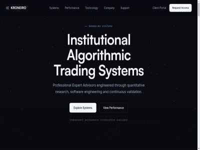 0 02 2026 6 acces account actual advisor algorithmic all and availabl be by client company condition continuous continuously disclosur engineered enginer expert explor figures for futur grad independent indicativ institutional institutional-grad investor involves kroneiro legal linkedin los may necessarily not obtainabl or past performanc portal privacy product professional quantitativ reflect representativ request research reserved result right risk simulated softwar specific substantial suitabl support system technology term through trading validated validation verification verified view whether