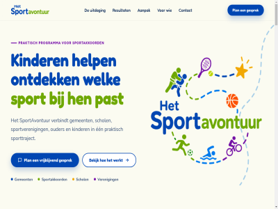 +31 1 11 2 2026 3 30 4 48 5 59 6 aanpak bekijk contact een en gemeent gesprek help helpt hen info@sportavontuur.com jeugdinstrom kennis kinder laagdrempel lat lokal mak nieuw ontdek ouder past plan praktisch programma resultat schol sport sportaanbod sportakkoord sportavontur sporttraject sportveren uitdag verbindt veren versterk vrijblijv welk werkt