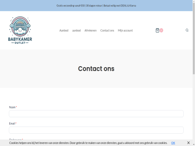 0 2026 30 50 95606033 aanbod account afreken akkoord algemen all babykamer bericht betal contact cookies dag dienst doorgan email gat gebruik gratis help ideal info@babykamer-outlet.nl inhoud klarna kvk lever mak nam ok onderwerp onz outlet privacybeleid recht retour us vanaf veilig verzend volg voorbehoud voorwaard