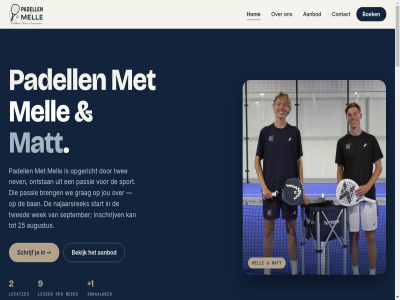 +1 06 1 15 2 20 2026 25 26 3 5 51 6 63 9 90 aanbod augustus b ban bedrijfsclinic beher bekijk boek breng contact di do grag haarlem heemskerk hom info@padellenmetmelle.nl inhaalwek inschrijv jou l les lesrek less locaties los ma matt mell menu najaarsrek nev ontstan open opgericht p padell padelschol passie peakz per rek schrijf september sport start t thema themales trainer twed twee we wek