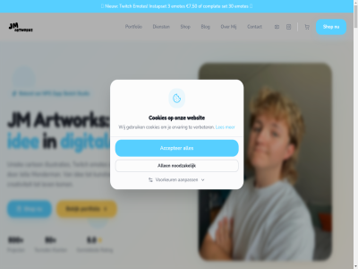 +31 18761099 2026 3 30 5.0 50 500 6 7 aanpass accepter algemen all allen art artwork bekend bekijk besprek blog carton complet contact cookiebeleid cookies creativiteit design dienst digital emotes ervar gebruik gemiddeld grafisch hom idee illustraties info inspiratie instapset jell jelle@jmartworks.nl jij jm jouw klant kom kunst kunstwerk lat les lev lez monderman navigatie next nieuw noodzak npo ontwerp onz portfolio poster previous privacybeleid project rating recht set shop sketch slid sticker studio tek tevred twitch uniek verbeter verteld volg voorbehoud voorkeur voorwaard we websit werk whatsapp wij x zapp
