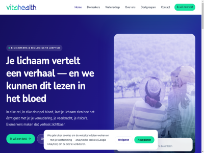 1 2 2024 2026 24 250 3 40.000 42133916 45 60 700.217 75 750.000 aanpak accepter achter achteruitgang algemen all analys analytic analytisch ander arbo art beeld begeleid belangrijk beoordel beroert beter betrouw bevolkingsonderzoek beweg bewijs bezig biobank biologie biologisch biomarker biomarkerprofiel black blijvend bloed bloeddruppel bloedmet box bruikbar bv cel centrum chronisch cijfer cognitiev communication concret contact cookies data deelnemer diabetes doel doelgroep drie druppel duid duurzam echt een eenvoud elk en eran feedback frailty gat gebouwd gebruik gebruikt gen genetica gevalideerd gezond gezondheidsprofiel googl grootschal grot haalbar hartfal health helder hermet hom implementatie inclusief intak international inzet inzicht jar jouw kalenderleeftijd klar klassiek klik klinisch kracht kunt kvk kwetsbar lat leefstijl leefstijlplan leeftijd leid les leunt lev levensjar lez licham liet lijn lumc maakt mak medisch mee meetbar mens met metabol metabolomic method meting mogelijk naast national natur nauwkeur navigatie nierschad nightingal nmr nulmet of onafhank onderbouw onderbouwd onderzoek onderzoeker ontdek ontwikkeld onz onzicht opnieuw organisatie particulier past peer-reviewed per person plan precies preventie privacybeleid profiel rapportag reager recht reviewed richtlijn risico risicofactor ruim s sam samenvat samenwerk scor signaler sit slap stapp stat sterft stres studies stur techniek tegelijk test thuistestkit tientall tijd toestemm ton twaalf twee uitslag universitair vak veelvoorkom veerkracht veerkrachtscor verander verbeter vergelijk vergrot verhal verouder vertal vertelt vita vitahealth vitaliteit voeding voorbeeld voorbehoud voordat voorgesteld vooroploopt voorspeld voorspell voorspelt voorwaard vormt vrag vroeg waard waarom war we websit weerstand weiger weinig werk werkgever werkt wet wetenschap wetenschapp wij winn zegg zegt zichtbar ziekt zien zorgprofessional