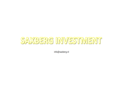 info@saxberg.nl investment saxberg
