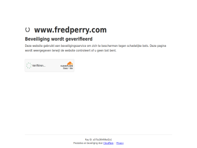 a375a286490ad2a1 bent bescherm beveil beveiligingsservic bot cloudflar controleert even gebruikt geduld geverifieerd id pagina prestaties privacy ray schadelijk terwijl websit weergegev www.fredperry.com