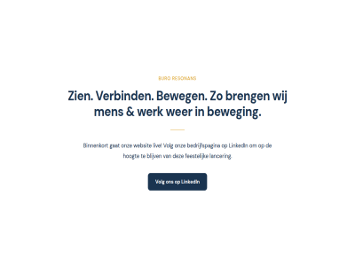 beweg breng buro en linkedin men resonan verbind volg wer werk wij zien