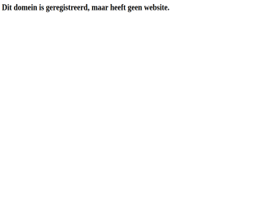 domein geregistreerd websit