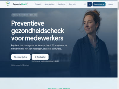 062 1 1.0.0 10 12 14 15 2 2026 24 3 4 42162327 48 5 50 5444 6 69 7 799 82 92 aanbevel aanbieder aandoen aangeslot aanpass actie acties activiteit afib afib-check afib-test ai ai-gezondheidsassistent all allen ander antwoord apparat art ask avg avg-conform b.v basis beeld begrijp beinvloedt bekijk belangrijkst beoordeelt beoordel beperkt beperkter beroert beschadigt beschik besliss betekent beter betrok beweegdata beweegpauzes beweg bewegingsdata bewez bewijs binn binnenkort biomarker blijv bloeddruk bloeddrukprotocol bloedsuiker bovenop breng bruikbar buikvet burn burn-out burn-outklacht burn-outrisico cardiometabol cardiovasculair check check-in cholesterol cholesterolbeeld chronisch cijfer conform contact continu cookiebeleid daardor daarna dag dagelijk data decennialang del den dezelfd diabetes doet drie drijver duidelijk e e-mail echt een eenvoud eerst effect eig elk engel epmo erbij ertoe esc essential eu eu-gegevenshost experienc film filter foto functie gat geanonimiseerd gebeurt gebruik gebruiksvoorwaard gedetecteerd gegeven gegevensbescherm gegevenshost gekoz gemet gemiddeld geprioriteerd gescreend getest gev gezond gezondheidsassistent gezondheidscheck gezondheidsinzicht gezondheidsrisico gezondheidsscren glucos gratis groei groepsinzicht grot hag hartaanval hartaanval-risico hartslagvariabiliteit health heart hello@preventa-health.com help herstel hertest hog hoger hoofdkantor hoofdoorzak huisart huisartsbezoek inbegrep incl indien ingevuld inlogg integratie invalshoek inzicht juist juridisch kennisbank kent killer killer-risico klacht klein klinisch komt kortetermijnproblem kost krijg krijgt kunt kvk lag lat leefstijl leefstijlvragenlijst leeft legt leidt lichaamssamenstell licham lijst locatie maand mail makkelijk marker medewerker meedrag meest meldt mens met metabol meting minut mogelijk moment momentopnam nacht nederland nem niergerelateerd nierschad nl nodig nooit nr onbehandeld onderligg ongeacht ongever onomker oorzak opgebouwd opkom opnieuw opspo