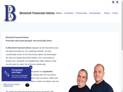 12043428 2026 300016114 59107715 advies adviser afdek afm afsluit avg begeleid begrijp belangrijk bemiddel besliss betrouw blijft bloemink central contact daarbij daarom doorgan duidelijk echt eenvoud eerlijk eerst financieel financiel financier gebied geregeld gesprek goed helder helpt houd hypotheekvrag hypothek inhoud invloed juist keuz keuzes kiez kifid kijk klant kort kvk kvk-nummer langer legg lijn luister mak meedenkt mogelijk moment nieuw nummer opbouw oploss passend past person prettig privacy product regel risico s situatie stap stat tijd uitlegt vak vergelijkingskaart vergunningnummer verklar vermog vervolgen verzeker vind waarop war we welkom wens wij zak zoek