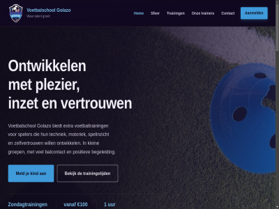 +31 1 100 11 2026 28738137 3451 52 6 aanmeld aanpak all balcontact begeleid bekijk biedt contact elk europaweg extra fletiomar fletiomare-oost golazo groeit groep hg hom info@voetbalschool-golazo.nl inzet kaart kind klein meld motoriek ontwikkel onz oost pauzer per plezier positiev privacyverklar pvcv recht sfer speler spelinzicht sportpark t/m talent techniek trainer training trainingsblok trainingstijd uur vanaf vergrot vertrouw vleut voetbalschol voetbaltrain voorbehoud vtblschoolgolazo war will zelfvertrouw zondagocht zondagtrain