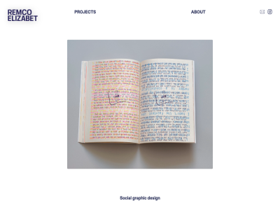 about design graphic project remco.elizabet social